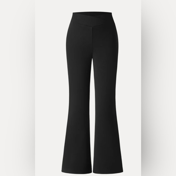 OGL Black Wide Leg Women's Pants - Picture 4 of 5
